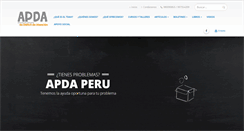 Desktop Screenshot of deficitdeatencionperu.com